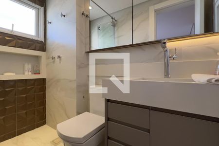 Banheiro da Suíte 3 de apartamento à venda com 3 quartos, 157m² em Vila Rosalia, Guarulhos