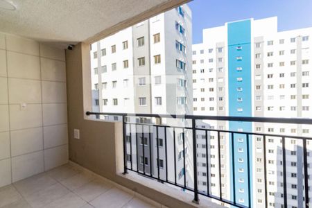 Varanda de apartamento à venda com 3 quartos, 61m² em Usina Piratininga, São Paulo