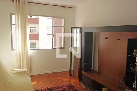 Sala de apartamento para alugar com 1 quarto, 61m² em José Menino, Santos
