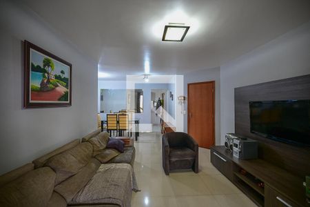 Sala de apartamento para alugar com 3 quartos, 116m² em Chácara Agrindus, Taboão da Serra