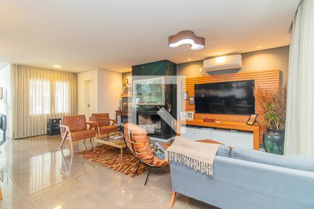 Sala de casa de condomínio à venda com 3 quartos, 170m² em Chapéu do Sol, Porto Alegre