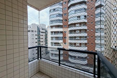 Varanda da sala  de apartamento para alugar com 2 quartos, 82m² em Aviação, Praia Grande