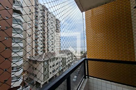 Varanda da sala  de apartamento para alugar com 2 quartos, 82m² em Aviação, Praia Grande