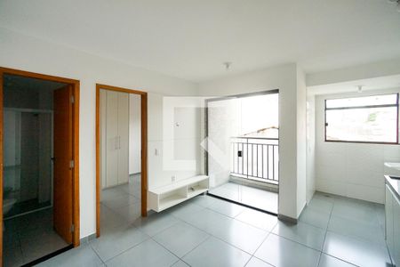 Sala e cozinha de apartamento para alugar com 1 quarto, 35m² em Tatuapé, São Paulo