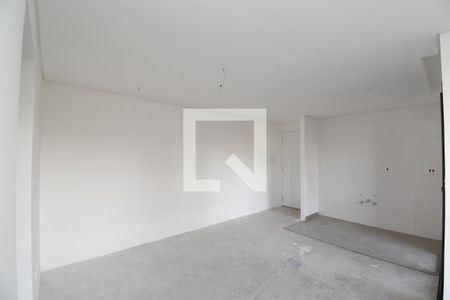 Sala e cozinha de apartamento para alugar com 2 quartos, 52m² em Alto da Xv, Curitiba