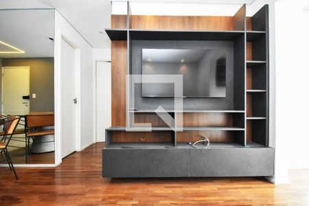 Sala de estar de kitnet/studio para alugar com 2 quartos, 55m² em Jardim Paulistano, São Paulo