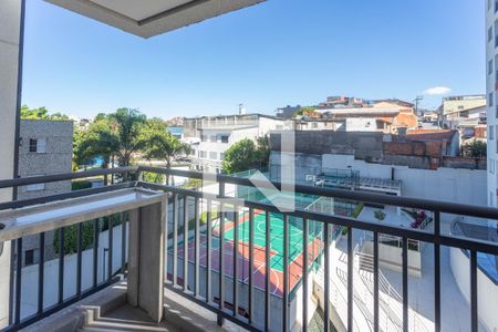 Varanda da sala  de apartamento para alugar com 2 quartos, 54m² em Centro, Diadema