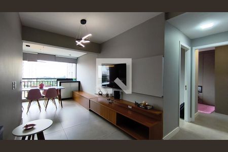 Sala de apartamento à venda com 1 quarto, 60m² em Vila Dom Pedro I, São Paulo
