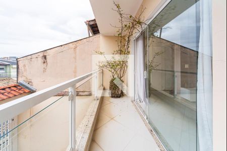 Varanda da Sala de casa à venda com 3 quartos, 150m² em Jardim Las Vegas, Santo André