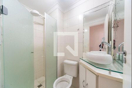 Banheiro  de apartamento para alugar com 2 quartos, 50m² em Vila Homero Thon, Santo André