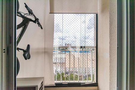 Varanda da Sala de apartamento para alugar com 2 quartos, 50m² em Vila Homero Thon, Santo André