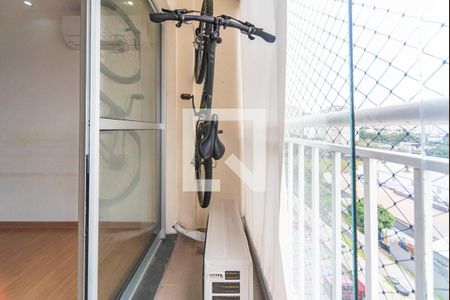 Varanda da Sala de apartamento para alugar com 2 quartos, 50m² em Vila Homero Thon, Santo André