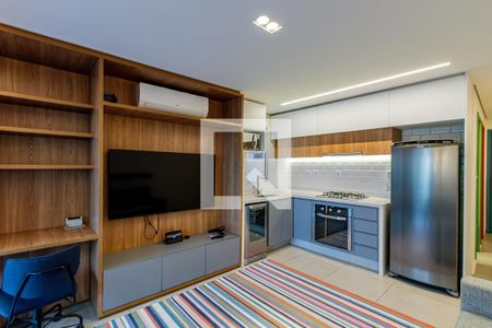 Sala de apartamento à venda com 1 quarto, 52m² em Pompeia, São Paulo
