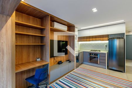 Sala de apartamento à venda com 1 quarto, 52m² em Pompeia, São Paulo