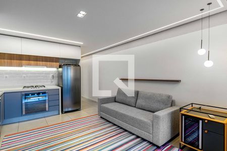 Sala de apartamento à venda com 1 quarto, 52m² em Pompeia, São Paulo