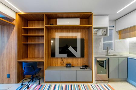 Sala de apartamento à venda com 1 quarto, 52m² em Pompeia, São Paulo