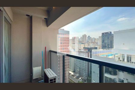 Varanda de kitnet/studio para alugar com 1 quarto, 22m² em Jardim Paulista, São Paulo