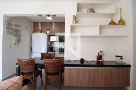 Sala de apartamento para alugar com 2 quartos, 53m² em Jardim Inconfidência, Uberlândia