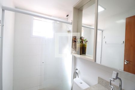 Banheiro Social de apartamento para alugar com 2 quartos, 53m² em Jardim Inconfidência, Uberlândia