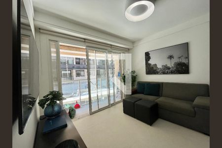 Sala  de apartamento para alugar com 2 quartos, 65m² em Gávea, Rio de Janeiro