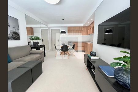 Sala  de apartamento para alugar com 2 quartos, 65m² em Gávea, Rio de Janeiro