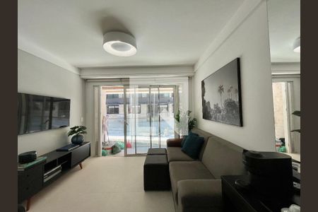 Sala/cozinha de apartamento para alugar com 2 quartos, 65m² em Gávea, Rio de Janeiro
