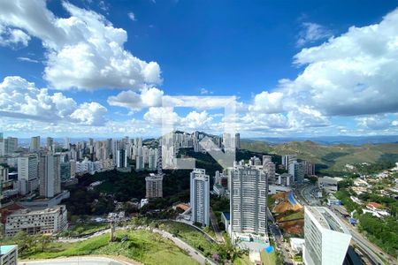 Vista da Sala de apartamento à venda com 3 quartos, 100m² em Vila da Serra, Nova Lima