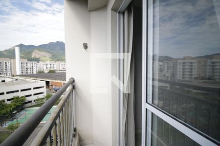 Varanda da Sala de apartamento para alugar com 2 quartos, 45m² em Anil, Rio de Janeiro