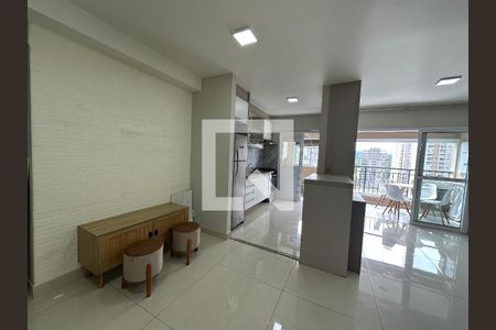 Sala de apartamento para alugar com 1 quarto, 42m² em Empresarial 18 do Forte, Barueri