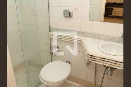 Banheiro da Suíte de apartamento para alugar com 2 quartos, 81m² em Setor Sul, Goiânia