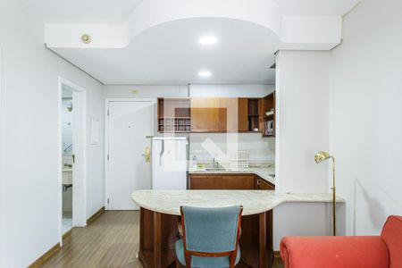 Sala de apartamento para alugar com 1 quarto, 47m² em Vila Olímpia, São Paulo