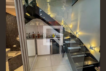 Sala/Cozinha de apartamento à venda com 1 quarto, 148m² em Jardim, Santo André