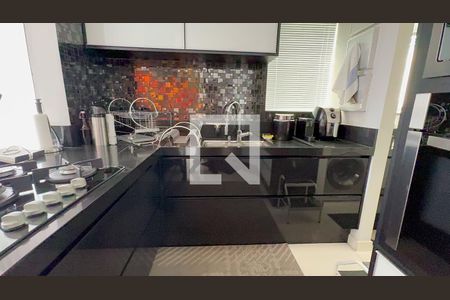 Sala/Cozinha de apartamento à venda com 1 quarto, 148m² em Jardim, Santo André