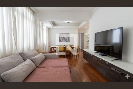 Sala de apartamento para alugar com 3 quartos, 140m² em Sion, Belo Horizonte