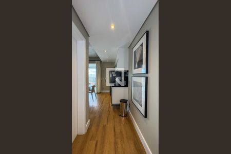 Sala e Cozinha de apartamento à venda com 1 quarto, 62m² em Cidade Monções, São Paulo