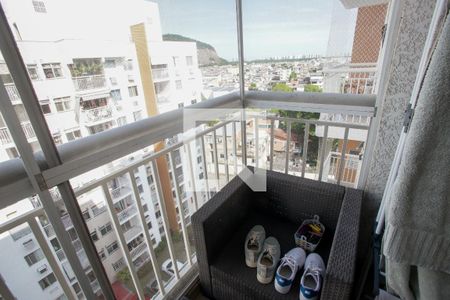 Varanda da Sala de apartamento à venda com 2 quartos, 49m² em Anil, Rio de Janeiro