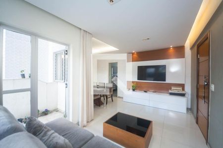 sala de apartamento para alugar com 3 quartos, 95m² em Buritis, Belo Horizonte