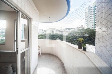 Varanda da Sala de apartamento para alugar com 3 quartos, 95m² em Buritis, Belo Horizonte