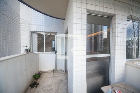 Varanda da Sala de apartamento para alugar com 3 quartos, 95m² em Buritis, Belo Horizonte
