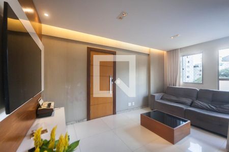 sala de apartamento para alugar com 3 quartos, 95m² em Buritis, Belo Horizonte