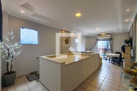 Sala de apartamento para alugar com 2 quartos, 80m² em Jardim Imperador, Praia Grande