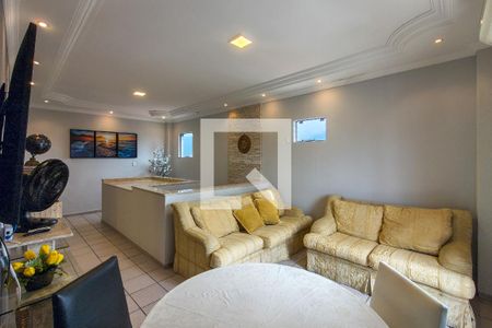 Sala de apartamento para alugar com 2 quartos, 80m² em Jardim Imperador, Praia Grande