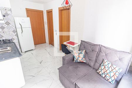 Sala/Cozinha de apartamento para alugar com 1 quarto, 29m² em Belenzinho, São Paulo