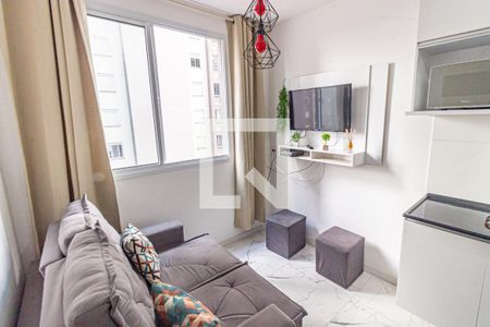 Sala/Cozinha de apartamento para alugar com 1 quarto, 29m² em Belenzinho, São Paulo