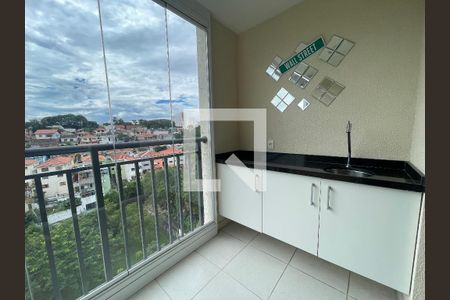 Varanda da Sala de apartamento à venda com 3 quartos, 71m² em Vila Polopoli, São Paulo