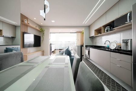 Sala/Cozinha de apartamento à venda com 2 quartos, 44m² em Vila Nova Savoia, São Paulo