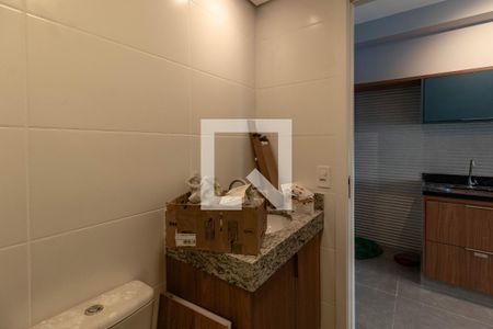 Banheiro de kitnet/studio para alugar com 1 quarto, 24m² em Perdizes, São Paulo