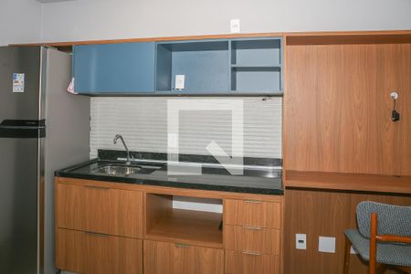 Cozinha de kitnet/studio para alugar com 1 quarto, 24m² em Perdizes, São Paulo