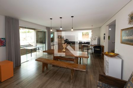 Sala de Jantar de casa de condomínio à venda com 5 quartos, 485m² em Jardim Petrópolis, Nova Lima