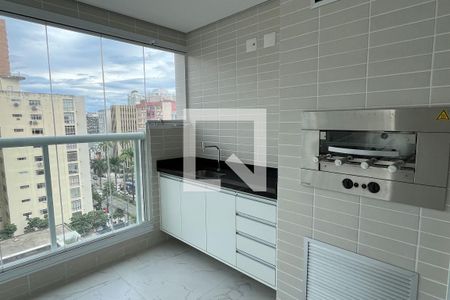 Varanda da Sala de apartamento para alugar com 2 quartos, 87m² em Gonzaga, Santos